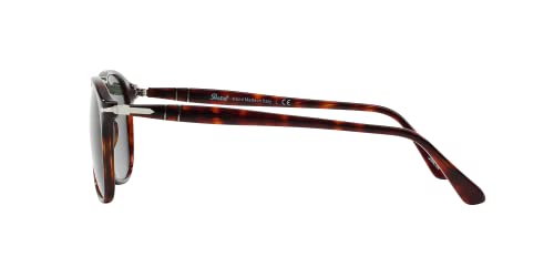 Persol PO9649S Aviator Sunglasses, Havana/Green, 55 mm - Image 4