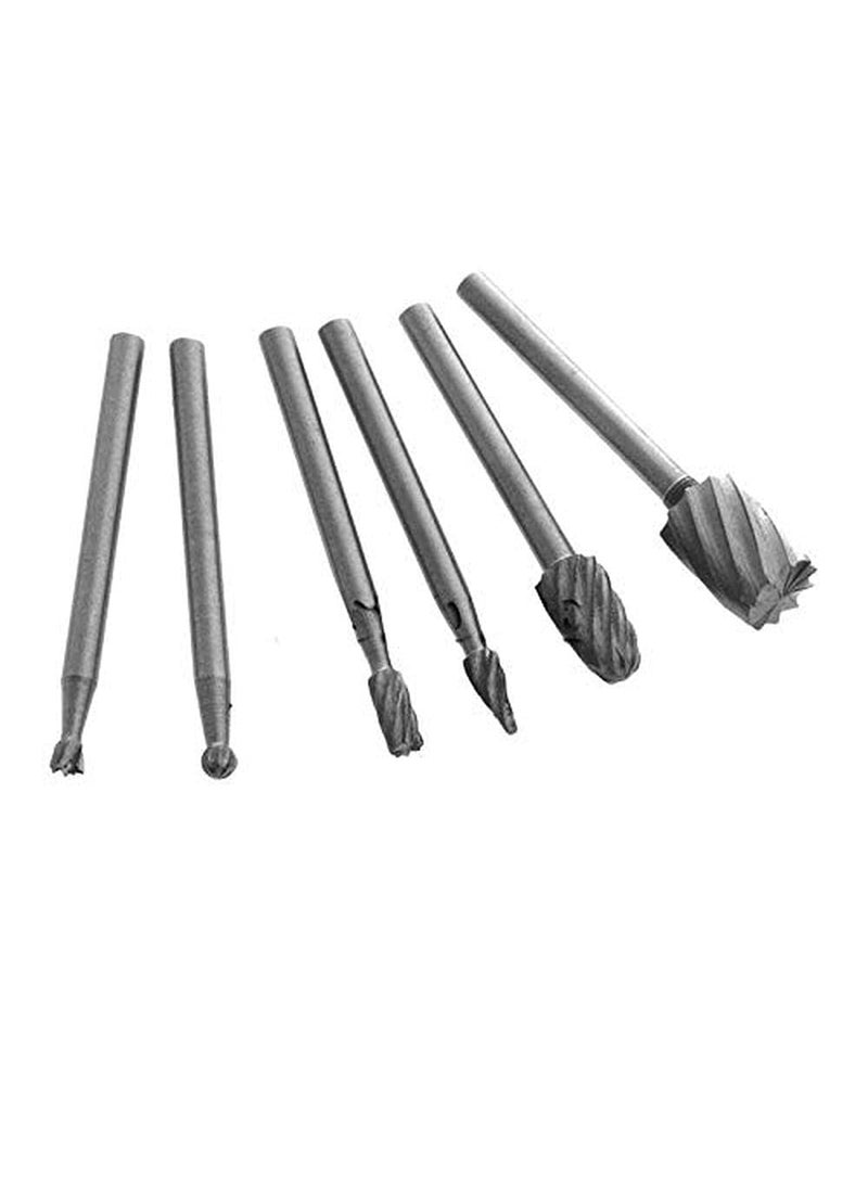 DIY Crafts Diy Crafts 10410 6605 Hss Wood Milling Burrs Drill Carving Rotary Locator Drill Bits Multicolor 11 Piece  - Image 3