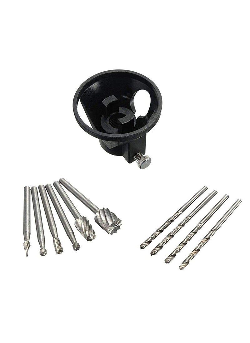 DIY Crafts Diy Crafts 10410 6605 Hss Wood Milling Burrs Drill Carving Rotary Locator Drill Bits Multicolor 11 Piece  - Image 1