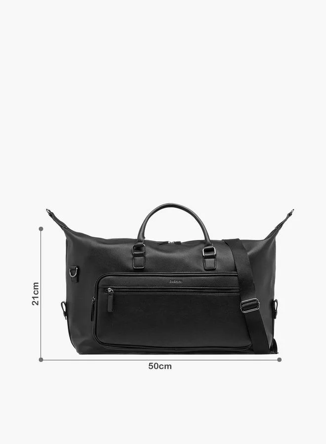 دوتشيني Textured Duffle Bag with Detachable Strap