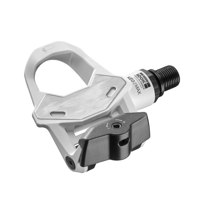 LOOK Cycle - KEO 2 Max - White - Road Bike Pedals - Large 500mm² Contact Area - Full Power Transfer - Ultra Lightweight Pedals, Normal Body - Clipless Pedal - Adjustable Tension - Image 1