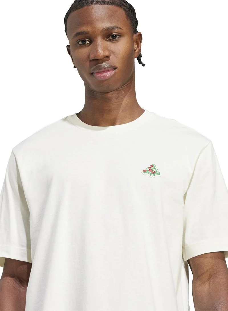 Adidas OWHITE Mini Pizza Graphic T-Shirt for Men | Best Price UAE