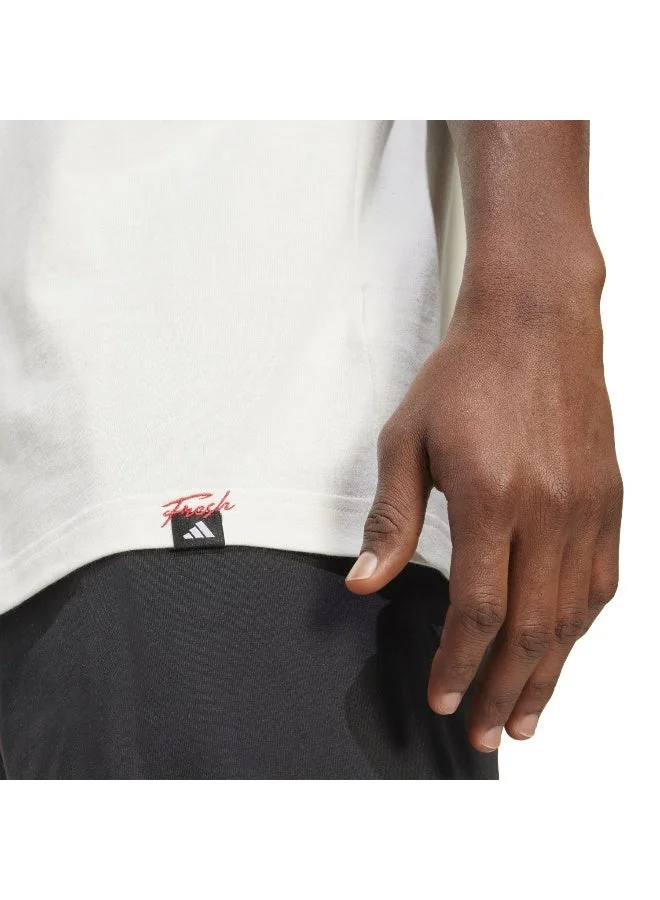 Adidas OWHITE Mini Pizza Graphic T-Shirt for Men | Best Price UAE