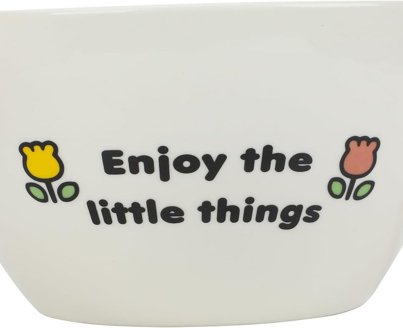 Bio World Hello Kitty Sanrio Enjoy The Little Things Ceramic Ramen Bowl With Spoon & Chopsticks - Image 5