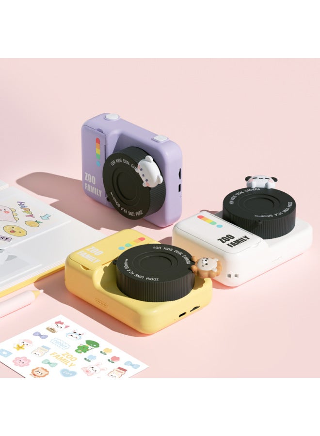 Direct P2 Children's Printing Camera Thermal Polaroid Digital Camera Mini Gift-Color:P2 Christmas-Specifications:64g Card + B3 Bag + 5 Rolls Of Paper  - Image 4