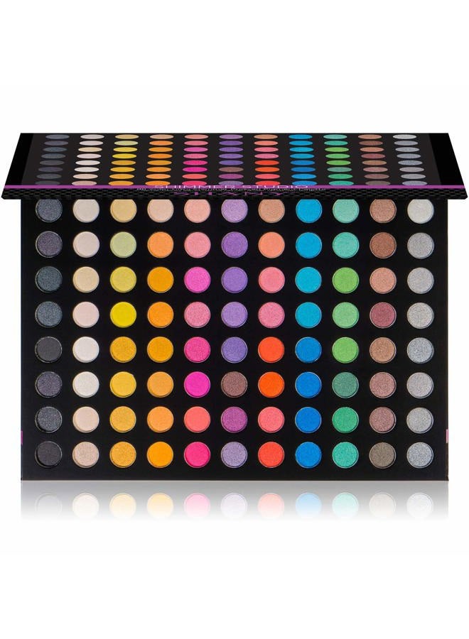 Shany SHIMMER STUDIO Eye shadow Palette, Matte,Shimmer and Metallic Eye Makeup, Studio Colors for Smoky Eyes and Natural Look - Image 1