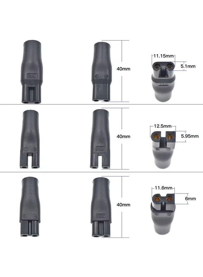 6 In 1 Power Cord 5V Replacement Charger USB adapter Suitable for Electric Hair Clippers, Beard trimmers, Shavers, Beauty Instruments, Desk Lamps, Purifiers - Image 5