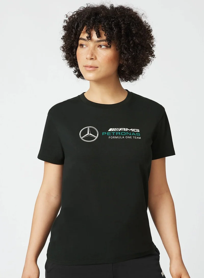 فريق AMG بتروناس للفورمولا 1 تيشيرت نسائي كبير الحجم بشعار مرسيدس-AMG F1