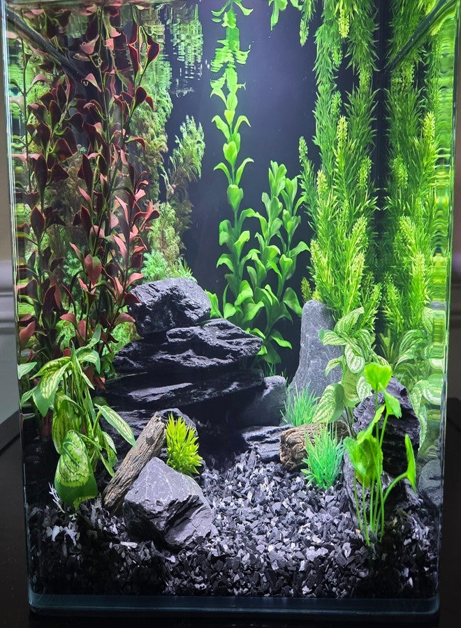 Small World Slate & Stone Natural Slate Stones 8 to 10 Inches - USA Sourced and Packaged for Aquascaping Aquariums, Terrariums, Paludariums, Reptile Enclosures, and Gardens (8-9 lbs) - Image 3