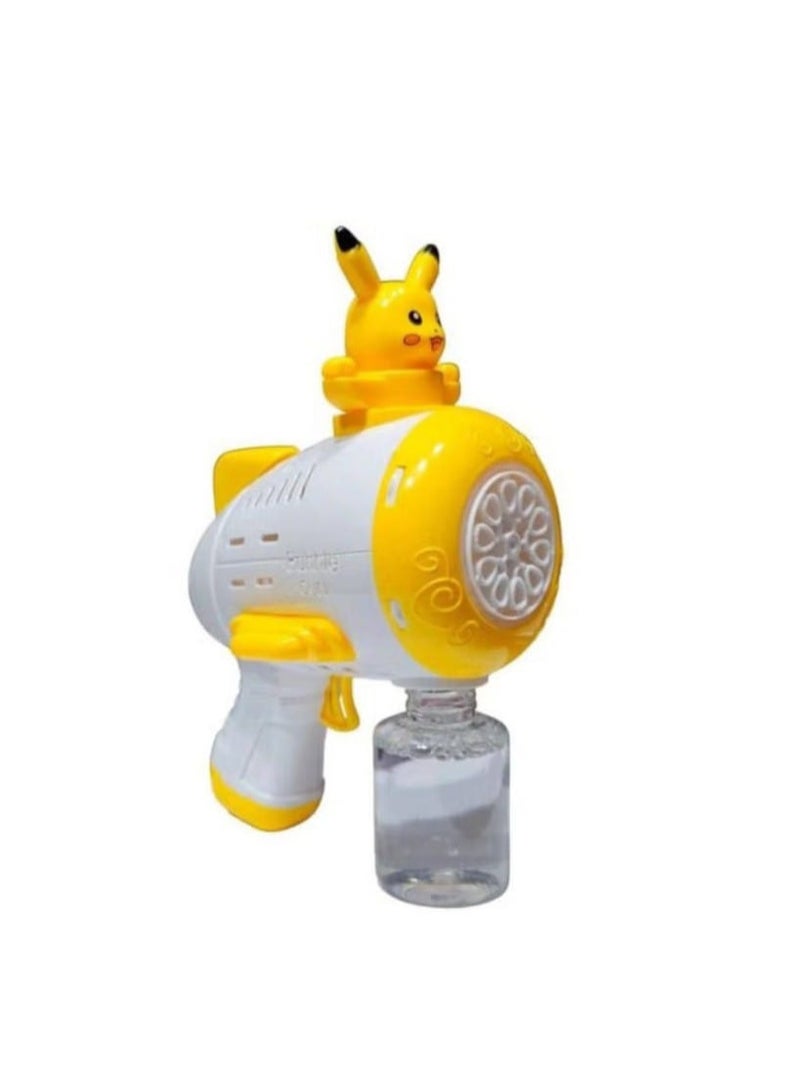 مسدس الفقاعات شخصية بوكيمون - فقاعات أوتوماتيكية بالكامل، مع تأثيرات ضوئية ملونة - Image 1