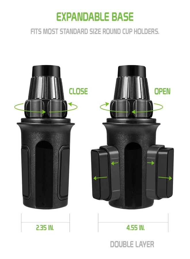 Cellet Adjustable Cup Holder Phone Mount - Universal Car Cradle with 360° Rotation, One-Touch Release, and Expandable Base - Compatible with iPhone, Samsung, and More - Image 5