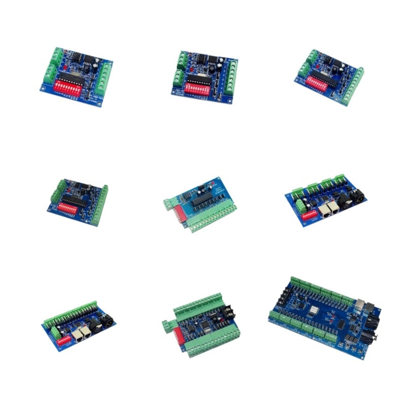 9CH DMX512 لوحة تحكم LED متحكم فك التشفير لأضواء LED DC5V 12V 24V 36V - Image 3