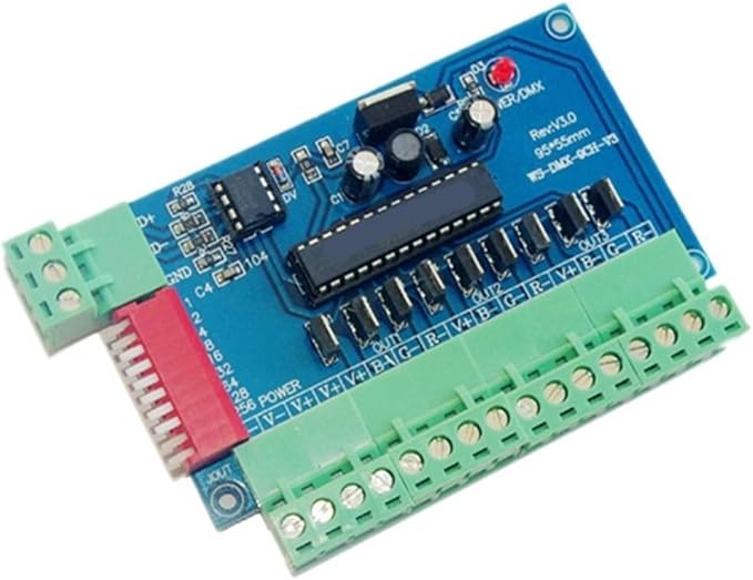 9CH DMX512 لوحة تحكم LED متحكم فك التشفير لأضواء LED DC5V 12V 24V 36V - Image 1