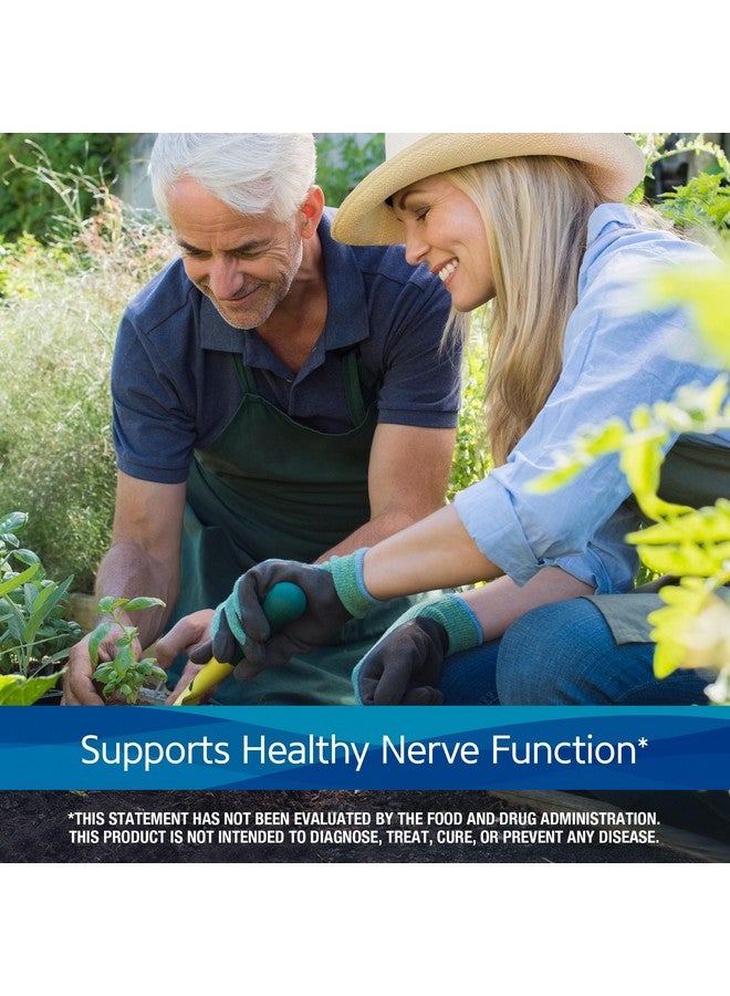 21st Century Nerve Health Tablets (30 Count), Alpha Lipoic Acid 300mg, B1, B6, & B12 Vitamins for Nerve Function Support, Antioxidant ALA Supplement, Gluten Free. Non-GMO, & Vegan - Image 2