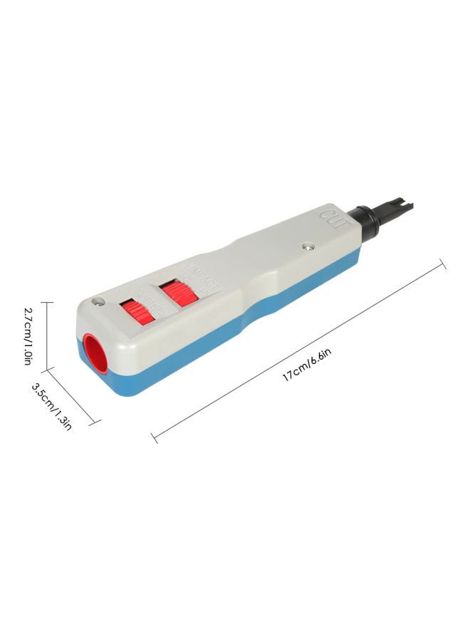 NIBEMINENT Impact Punch Down Tool Blue/Grey/Black 17x2.7x3.5centimeter  - Image 4