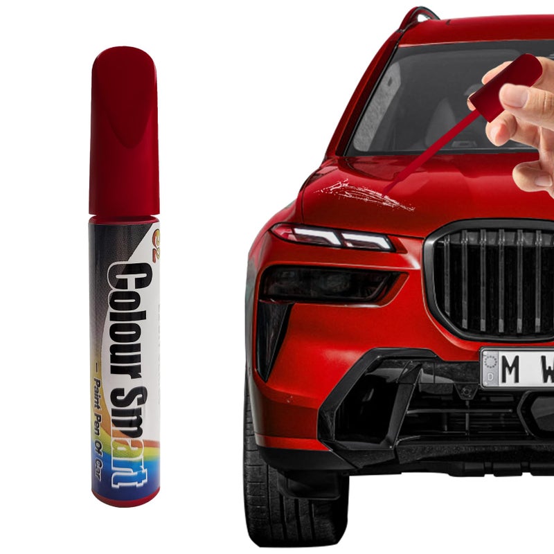 Tecledsn Touch Up Paint for Cars Car Scratch Repair Pen Quick Easy Solution to Erase Car Scratch Paint Pen Automotive Paint Scratch Remover for Cars Paint Scratch Repair Red - Image 3