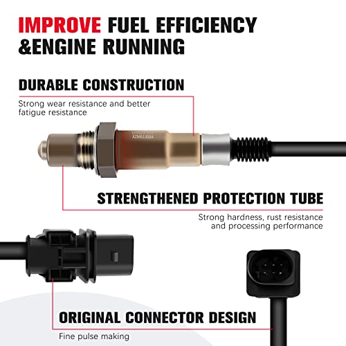 QIJIAUTO Automotive O2 Oxygen Sensor Upstream fit for Hyundai Accent Veloster for Kia Rio Soul 2012 2013 2014 2015 2016 1.6L Air Fuel Ratio Sensor 234-5055 - Image 4
