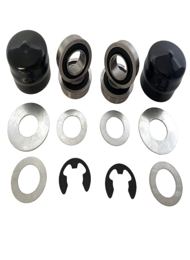 DEEG 4PCS Front Wheel Bushing to Bearing Conversion Kit Replaces Craftsman, Sears, AYP, Poulan, Husqvarna 9040H - 9040-H - OEM Upgrade - Image 1