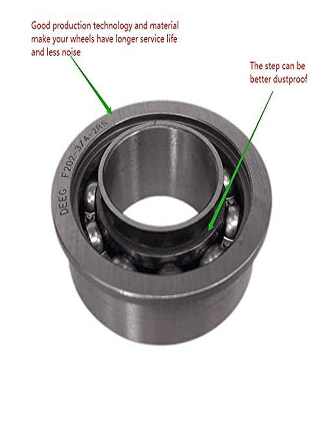 DEEG 4PCS Front Wheel Bushing to Bearing Conversion Kit Replaces Craftsman, Sears, AYP, Poulan, Husqvarna 9040H - 9040-H - OEM Upgrade - Image 5
