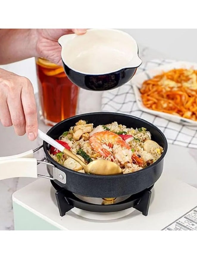 TIGER موقد تسخين الغاز للتخييم والنزهات - فرن طهي متعدد الوظائف، صينية شواء، وموقد للشواء - موقد خارجي محمول مع لهب قابل للتعديل للطهي والشواء والتحميص - مثالي للتخييم، والمشي، والشواء، والنزهات - Image 3