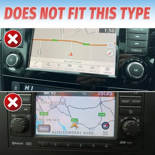 OICCTBF Radio Knob Button Volume Stereo Tuner Power Connect, Stereo Audio Volume Radio Tuner Control Switch Knob Ring for Nissan Qashqai, Juke - Image 5