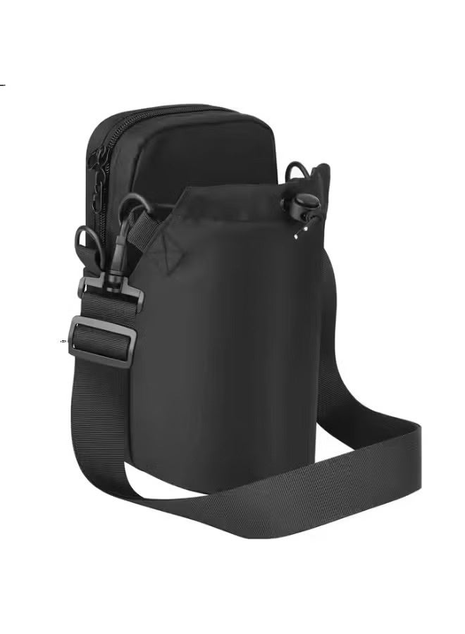 Waterproof Magnetic Sling Bottle Bag – Travel, Sports & Work Non-Slip Water Bottle Holder Pouch - Image 1