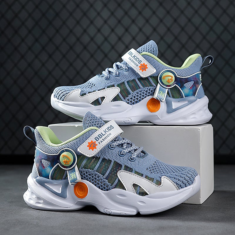 Children'S Shoes Boys Shoes Summer Thin Mesh Breathable Summer Single Mesh Primary School Students' Mesh Shoes Children'S Sneaker Men - Image 4