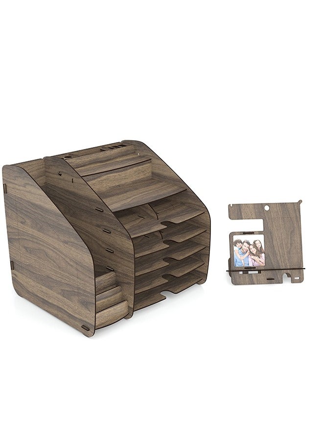 HC Home Canvas Cosmo Organizer (Walnut, X-Large)