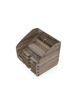 Home Canvas HC Home Canvas Cosmo Organizer (Walnut, X-Large)  - Image 4