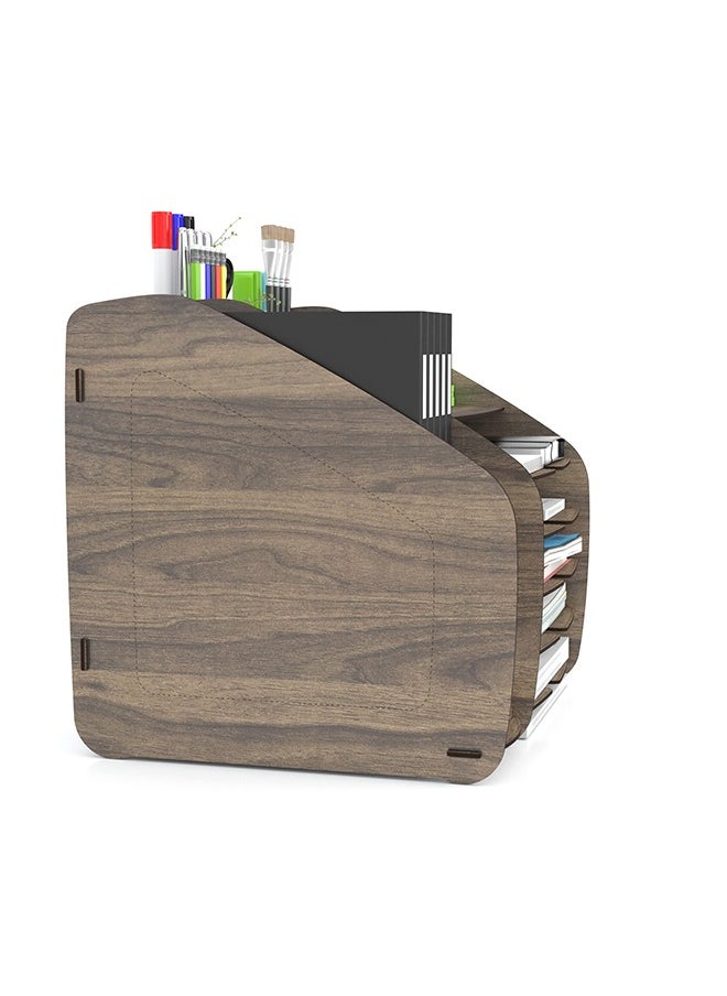 HC Home Canvas Cosmo Organizer (Walnut, X-Large)