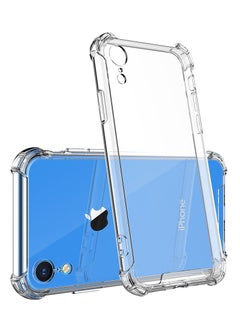 Protective Case for iPhone XR, Shock Absorbing Bumper Cover, Crystal Clear Case with Protective Case, Soft TPU Anti-Scratch Case, Compatible with iPhone XR - Transparent
