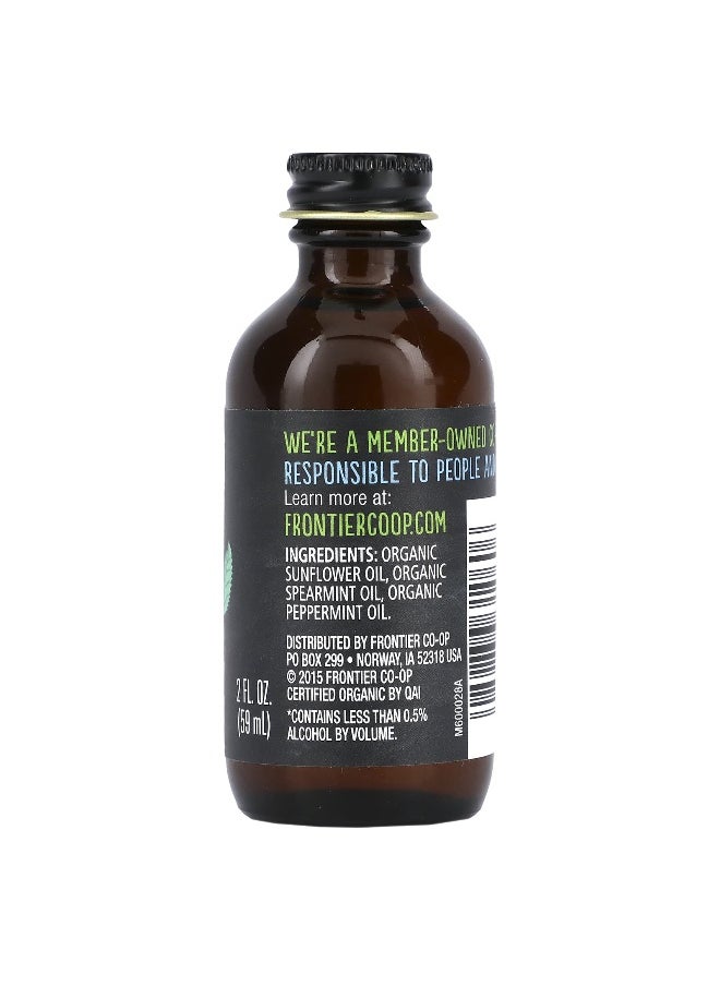Frontier Co-op Frontier Co-op, Organic Mint Flavor, Non-Alcoholic, 2 fl oz (59 ml)  - Image 2