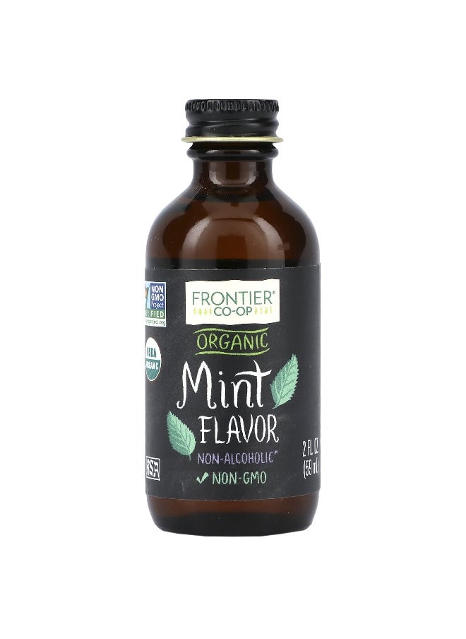 Frontier Co-op Frontier Co-op, Organic Mint Flavor, Non-Alcoholic, 2 fl oz (59 ml)  - Image 1