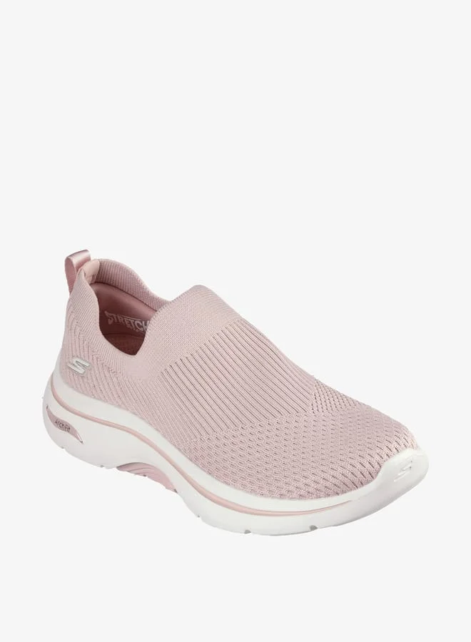 SKECHERS Women's Mesh Slip-On Walking Shoes - GO WALK ARCH FIT 2.0 PAITYN