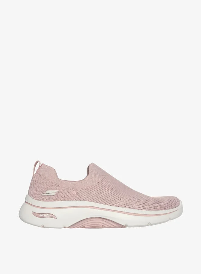SKECHERS Women's Mesh Slip-On Walking Shoes - GO WALK ARCH FIT 2.0 PAITYN