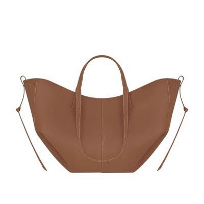 French Niche Tote Bag 2024 Womens Large Capacity brown large 