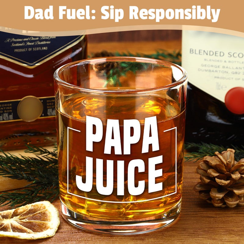 Pradnel Papa Gifts From Grandkids Papa Birthday Gifts For Men Happy Birthday Gift Ideas For Best Papas From Grandson Granddaughter Grandchildren Funny Gift Set For Christmas  Fathers Day With Hat  Wine Glass - Image 2