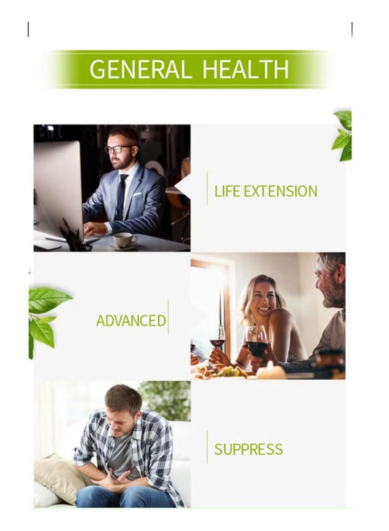 Wins Town 2 PCS Hunger Control General Health Tablets,Hunger Buster Tablets Natural Weight Loss Supplement - 120 Tablets - Image 4