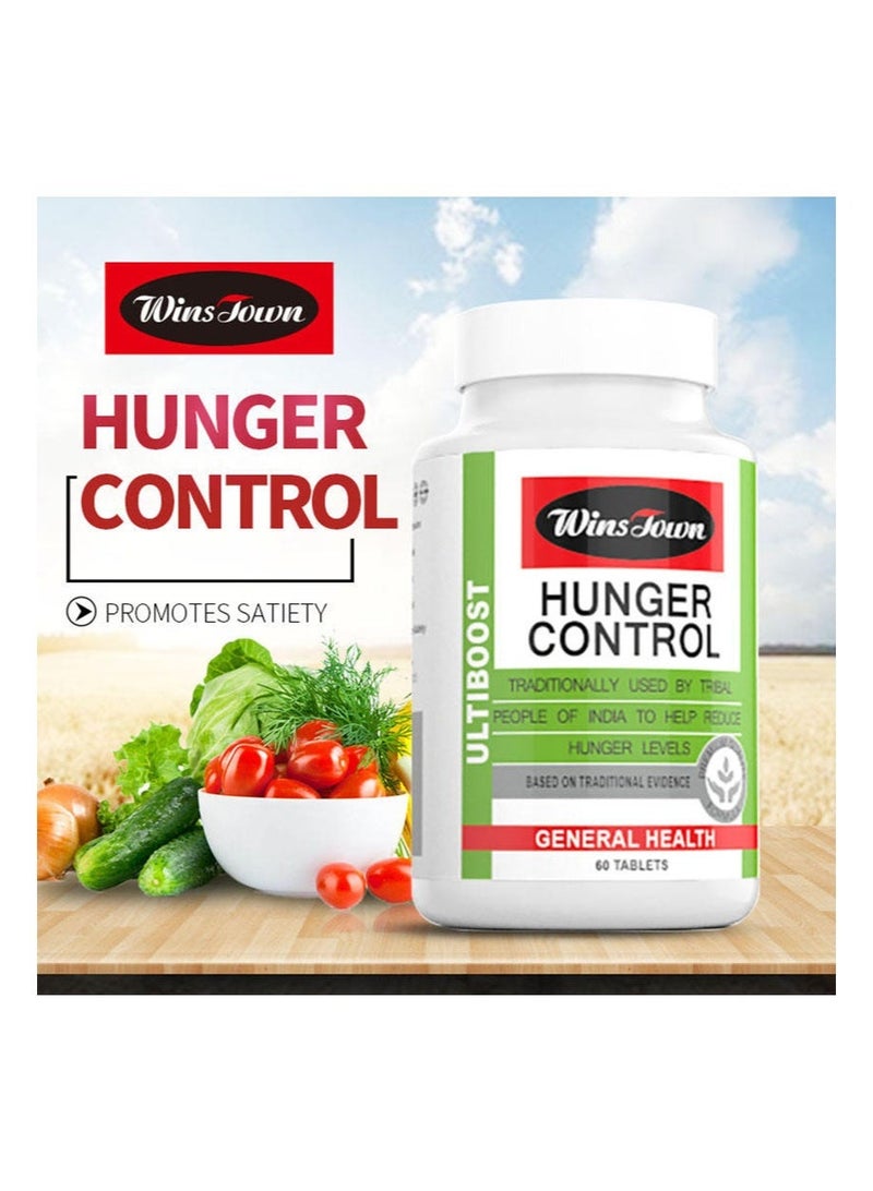 Wins Town 2 PCS Hunger Control General Health Tablets,Hunger Buster Tablets Natural Weight Loss Supplement - 120 Tablets - Image 2