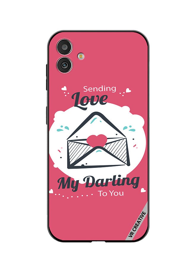 VR CREATIVE Protective Case Cover For Samsung Galaxy F14 Sending Love Design Multicolour - Image 1