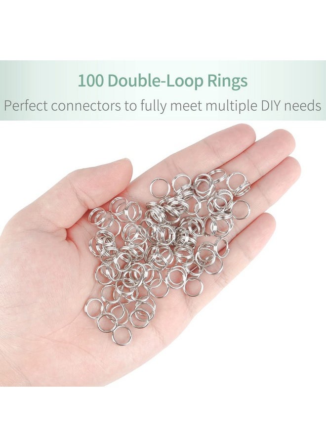 Pawfly 100 Pack 2/5 Inch Mini Split Jump Ring With Double Loops Small Metal Rings Connectors For Jewelry Necklaces Bracelets Earrings Crafts Ornaments And Diy Arts  - Image 3