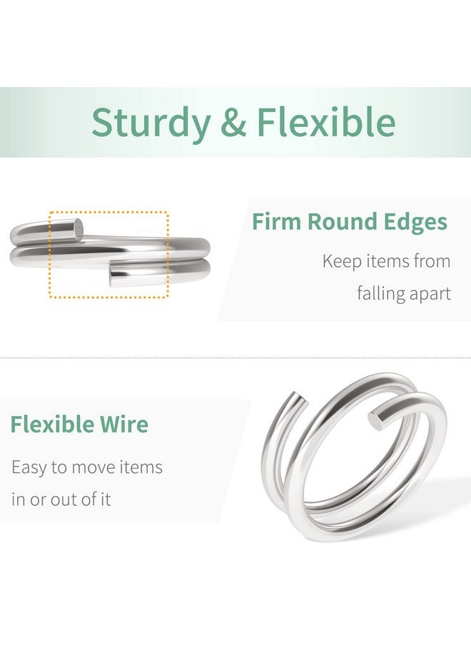 Pawfly 100 Pack 2/5 Inch Mini Split Jump Ring With Double Loops Small Metal Rings Connectors For Jewelry Necklaces Bracelets Earrings Crafts Ornaments And Diy Arts  - Image 5