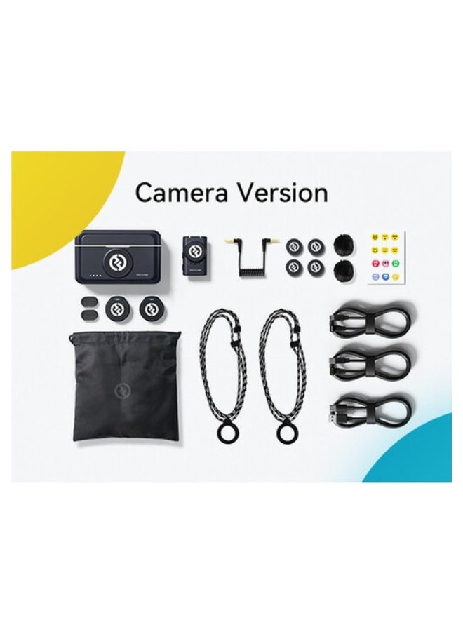 Hollyland - Lark M2 DUO 2-Person Wireless Camera Microphone (Shine Charcoal) - Image 1
