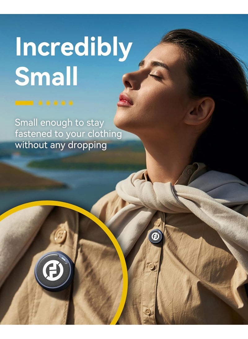 Hollyland Lark M2 Wireless Lavalier Microphone for Camera PC Laptop Phones Mini Lapel Mic 48KHz 24Bit 1000ft Range Noise Cancellation 30H Battery for Video Recording Streaming Content Creation - Image 2