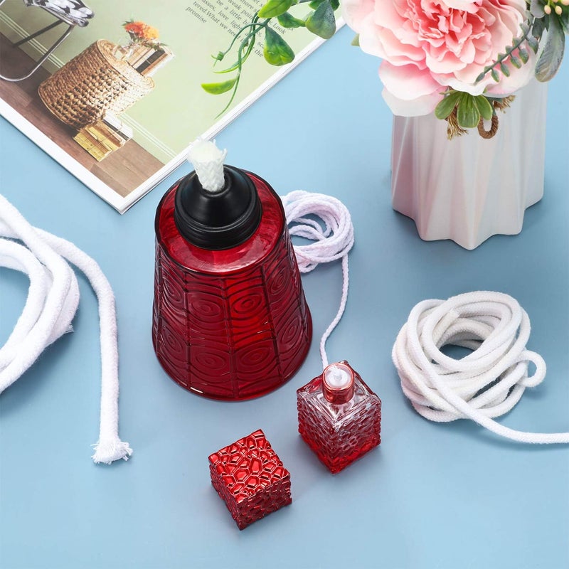 BBTO 6.56 Feet Candle Oil Lamp Wicks Replacement Braided Round Wick for Oil Lamps, DIY Handmade Candle Lantern Making Supplies for Winter Easter Birthday Party(6 mm/ 0.23 Inch) - Image 3
