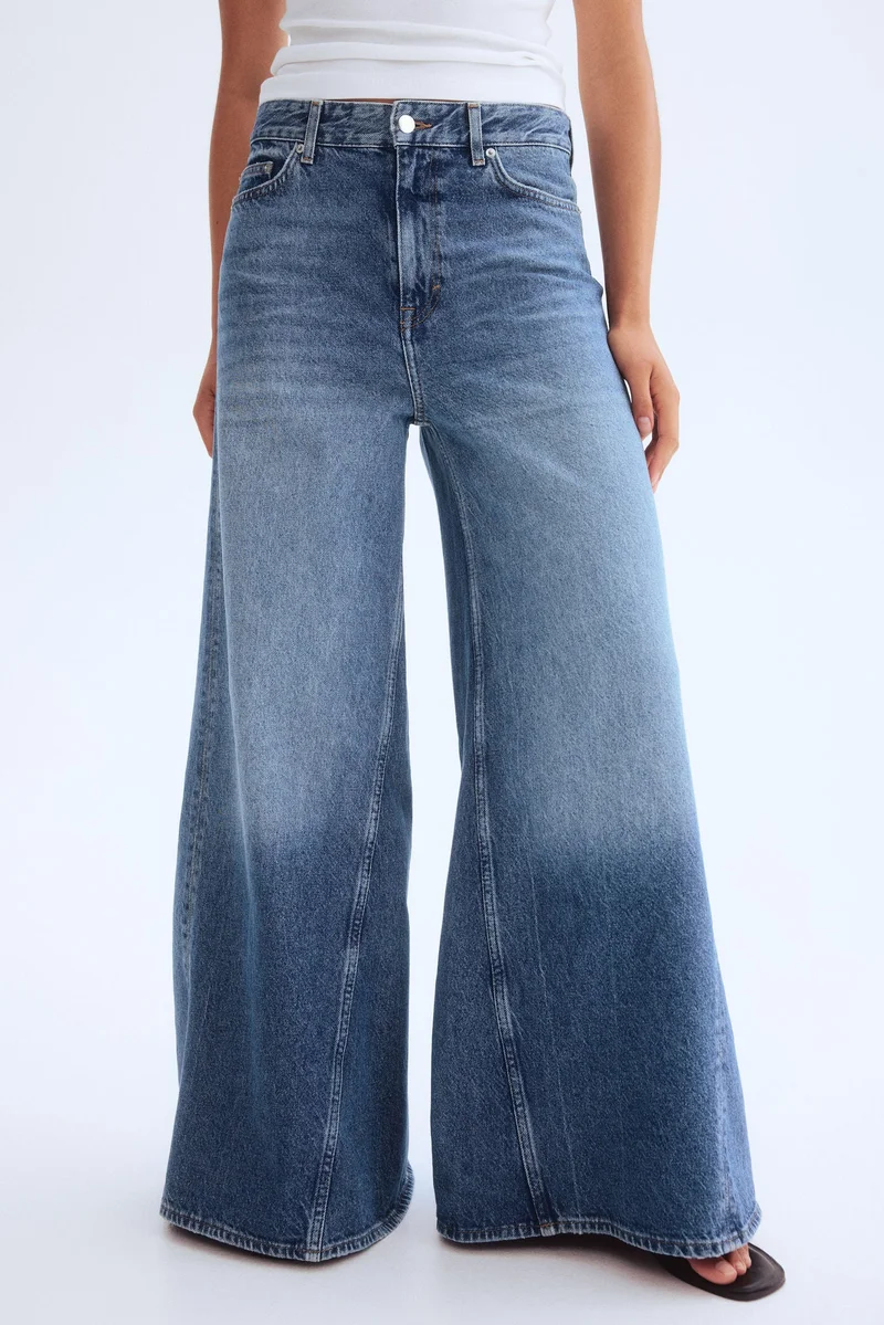 اتش اند ام جينز بقصة حافة واسعة