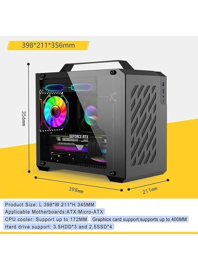 PORTABLE MICRO BUDGET GAMING PC WHITE : Corei7 PROCESSOR | GTX 1050TI 4GB GRAPHICS| 16GB RAM | 512GB NVME/SSD | Windows 11 | WIFI 6 internet READY - Image 2