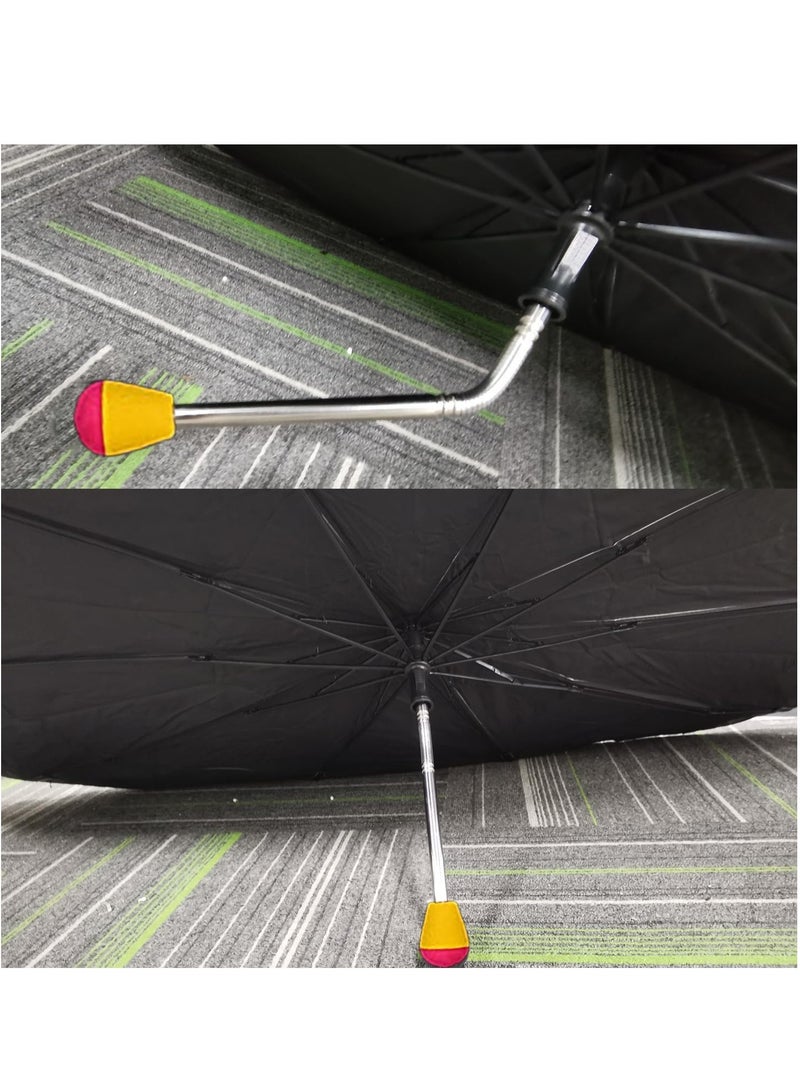 Car Windshield Sunshade, UPF50+ Upgraded Opening Design Foldable and Durable, 360° Bendable Car Protective Umbrella for Car Sun Protection - Image 4