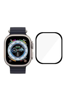 Generic Screen 49mm Protector For Apple Watch Series 8 Ultra 49mm 3D Curved Soft Edge Protective Film .Anti-Scratch. Bubble Free Ultra Shatterproof 