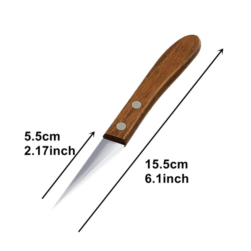 HTIAM 4 Pieces Kitchen Vegetable DIY Carving Knives Professional Chef Knife Sharp Well Food Fruit Paring Knife - Image 4